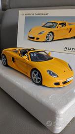 Autoart Porsche Carrera Gt Gialla 1:18 Rarità