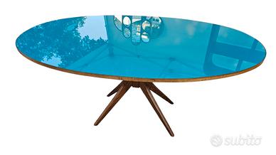 Tavolo da Pranzo Ovale Mid-Century Modern - Piano 