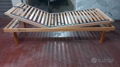 Letto ortopedico a doghe +materasso Hevea
