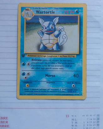 Wartortle non comune Prima Edizione 42/102