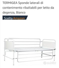 Letto con sponda per anziani