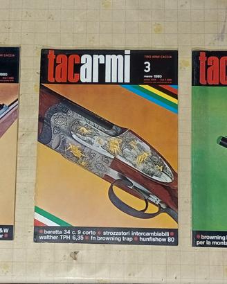 riviste vintage TAC armi 1980