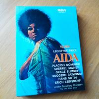 Verdi Aida cofanetto 3 audio cassette NUOVO
