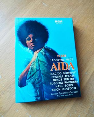 Verdi Aida cofanetto 3 audio cassette NUOVO