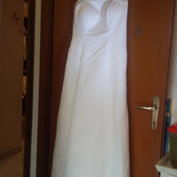 Abito sposa bianco tg 48 + scarpe 39