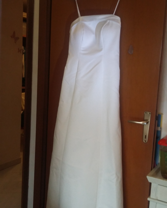 Abito sposa bianco tg 48 + scarpe 39