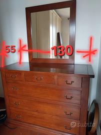 credenza con cassetti arte povera