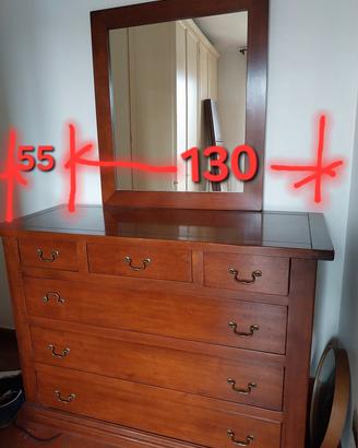 credenza con cassetti arte povera