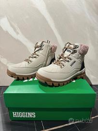 Scarponcini bambino Higgins beige con pelliccia tg