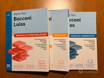 Kit preparazione Alpha Test Bocconi Luiss - NUOVO