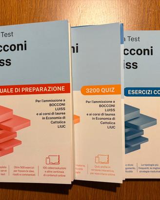 Kit preparazione Alpha Test Bocconi Luiss - NUOVO
