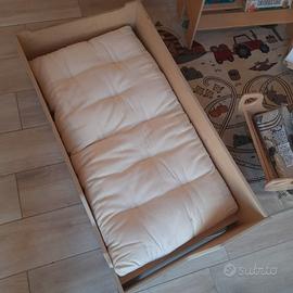 Lettino montessoriano con materasso