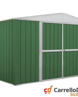 Box in lamiera di Acciaio 360x260cm 9mq verde