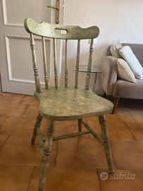 Sedia vintage restaurata