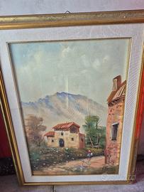 2 dipinti olio su tela 50x70 incorniciati