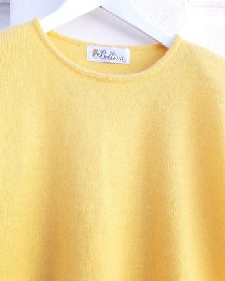 Maglia , lana 90% ,giallo canarino oversize. nuova