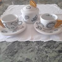 2 tazze caffè  con zuccheriera  THUN