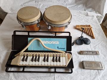 Lotto strumenti musicali base, ideali per bambini