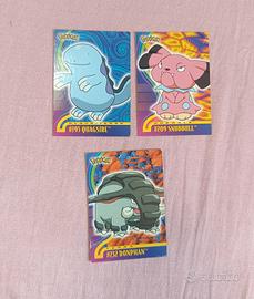 set 3 carte Pokémon 
