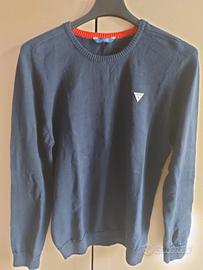 Pullover blu da uomo GUESS