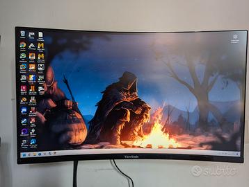 Monitor curvo 27" 2K 165hz