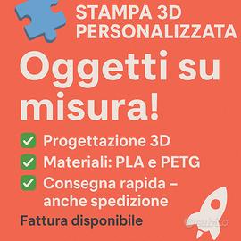 Stampa 3D Personalizzata - Oggetti su Misura