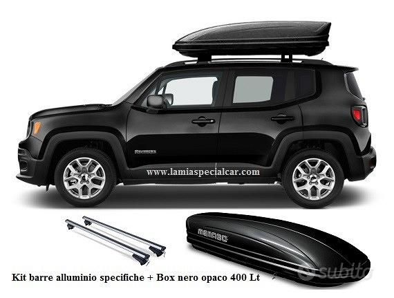Baule tetto con barre portapacchi jeep renegade - Accessori Auto