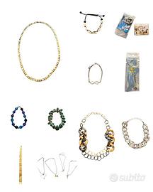 Lotto Bigiotteria Collane Bracciali Vari Modelli
