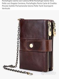 Portafoglio uomo in pelle