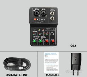 TEYUN Q12 Scheda Audio per Registrazione Computer
