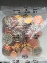 Blister monete euro 2002