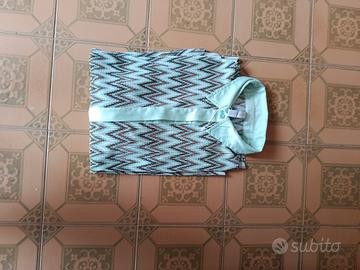 Camicia  stile missoni con cartellino
