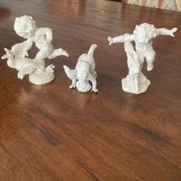 Hutschenreuther 3 putti Karl Tutter in porcellana