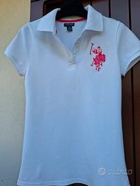 👕 Polo Donna U.S. Polo Assn. - Bianca e Rosa