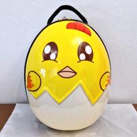 Zaino bambina Fun&Fun in Abs, rigido, forma ovetto