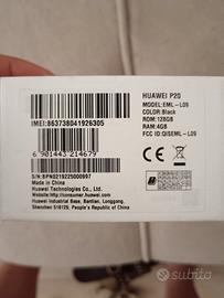 Huawei P20 128GB 4GB RAM Black funzionante