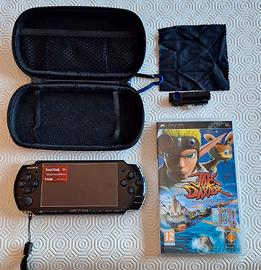 PSP+gioco+camera+custodia+memory card