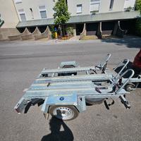 carrello porta moto pedretti 3 sponde 2022