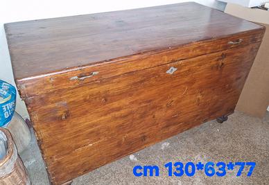Cassone in legno vintage anni 30