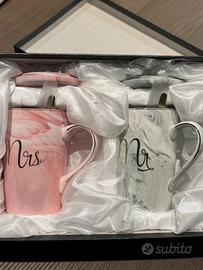 ✨ Set 2 Tazze “Mr & Mrs” Nuove  ✨