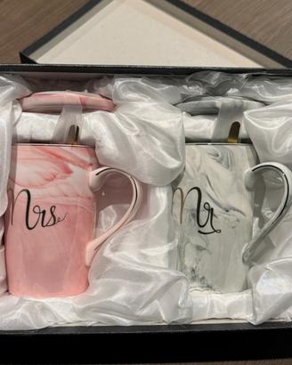 ✨ Set 2 Tazze “Mr & Mrs” Nuove  ✨