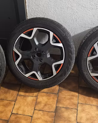 CERCHI 18" 4X108 ORIGINALI E GOMMATI