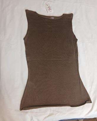 Maglietta leggera smanicata lady o tg m nuova colo