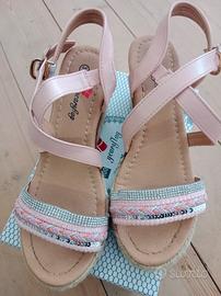 espadrillas con zeppa numero 37
