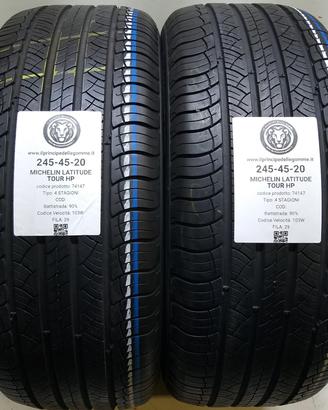 2 GOMME 245 45 20 MICHELIN A74147