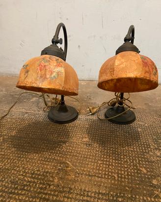 Coppia di lampade da comodino anni 30