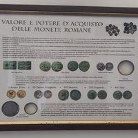 Storia della moneta romana ed espositore