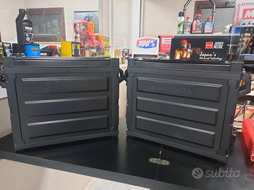 Set valige alluminio nera