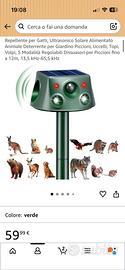 Dissuasore per animali