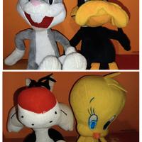 Set 4 Peluche Looney Tunes